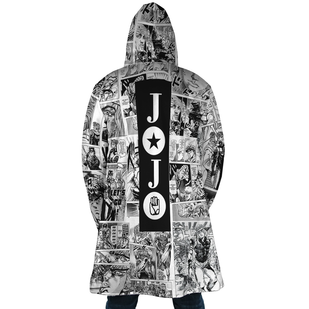 Manga Panels Jojo’s Bizarre Adventure Dream Cloak Coat - Image 5