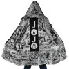 Manga Panels JBA AOP Hooded Cloak Coat MAIN Mockup - JoJo's Bizarre Adventure UK Shop