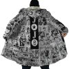 Manga Panels JBA AOP Hooded Cloak Coat NO HOOD Mockup - JoJo's Bizarre Adventure UK Shop
