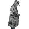 Manga Panels JBA AOP Hooded Cloak Coat RIGHT Mockup - JoJo's Bizarre Adventure UK Shop