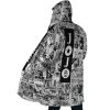 Manga Panels JBA AOP Hooded Cloak Coat SIDE Mockup - JoJo's Bizarre Adventure UK Shop