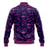 Menacing Aura Pattern JBA Varsity Jacket BACK Mockup - JoJo's Bizarre Adventure UK Shop