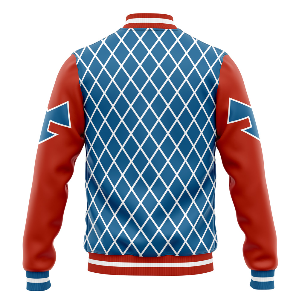 Mista Guido Pattern Jojo’s Bizarre Adventure Varsity Jacket - Image 4