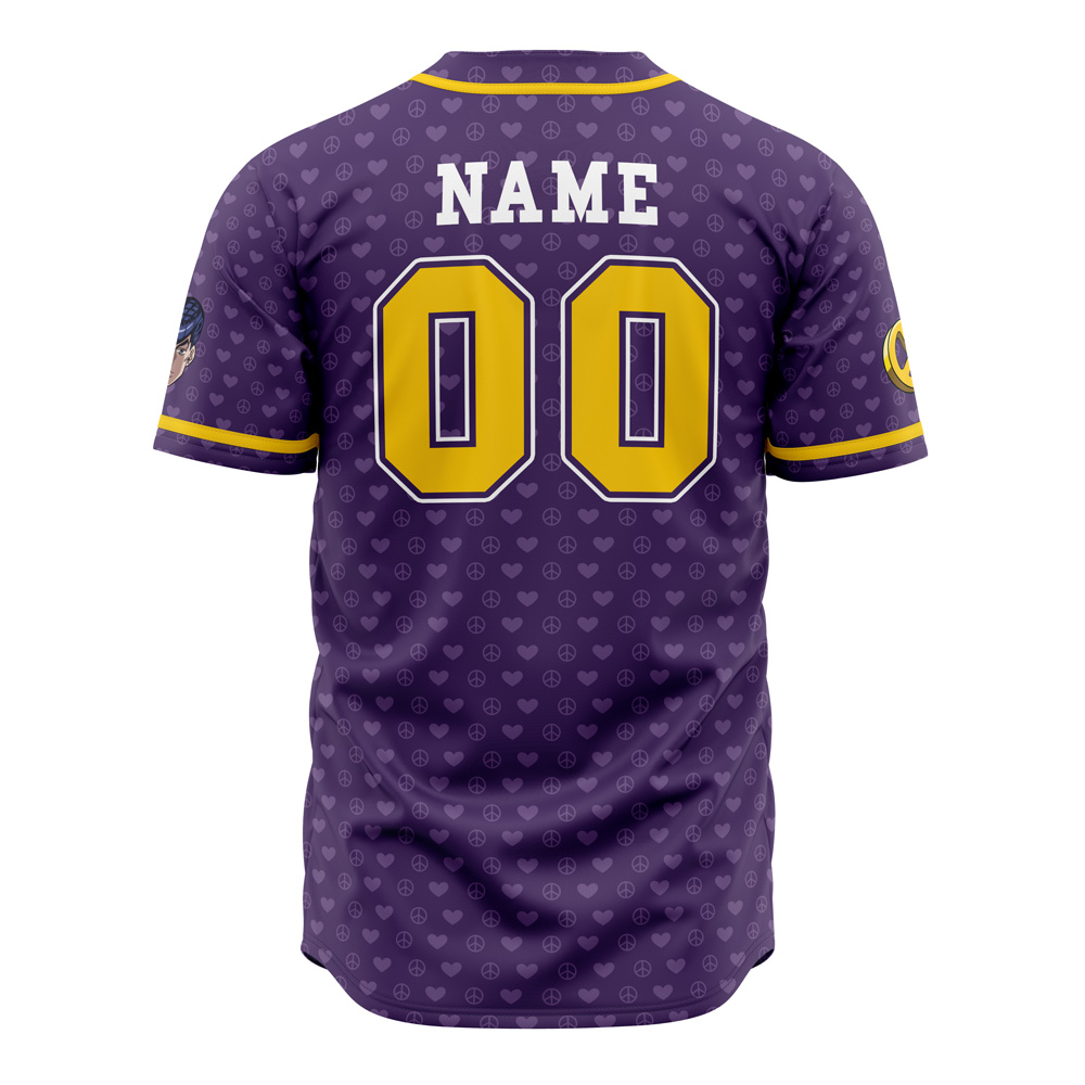 Personalized Josuke Shining Diamond Jojo’s Bizarre Adventure Baseball Jersey - Image 3