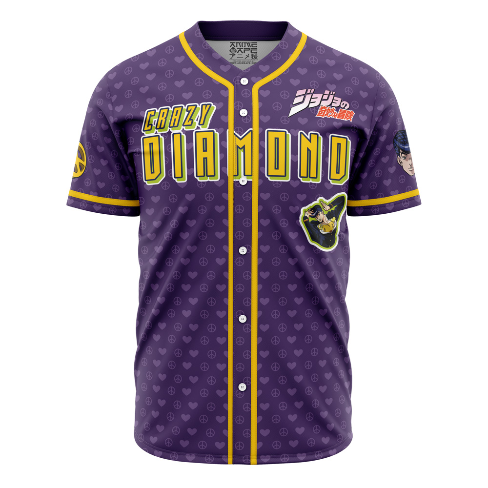 Personalized Josuke Shining Diamond Jojo’s Bizarre Adventure Baseball Jersey - Image 2