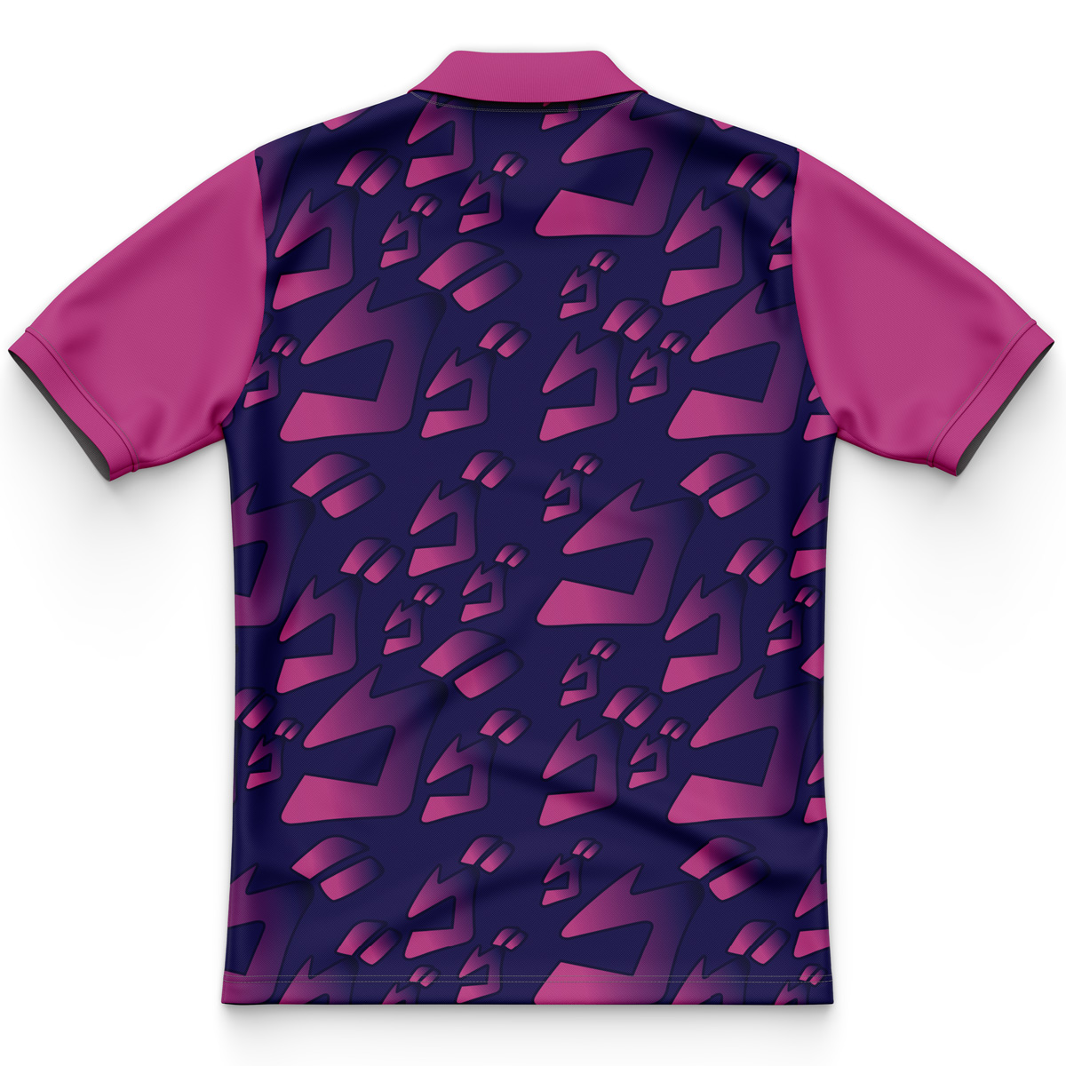Menacing Aura Jojo’s Bizarre Adventure Polo Shirt - Image 2