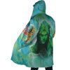 Trippy Auratic Dio Jojos Bizarre Adventure AOP Hooded Cloak Coat SIDE Mockup - JoJo's Bizarre Adventure UK Shop