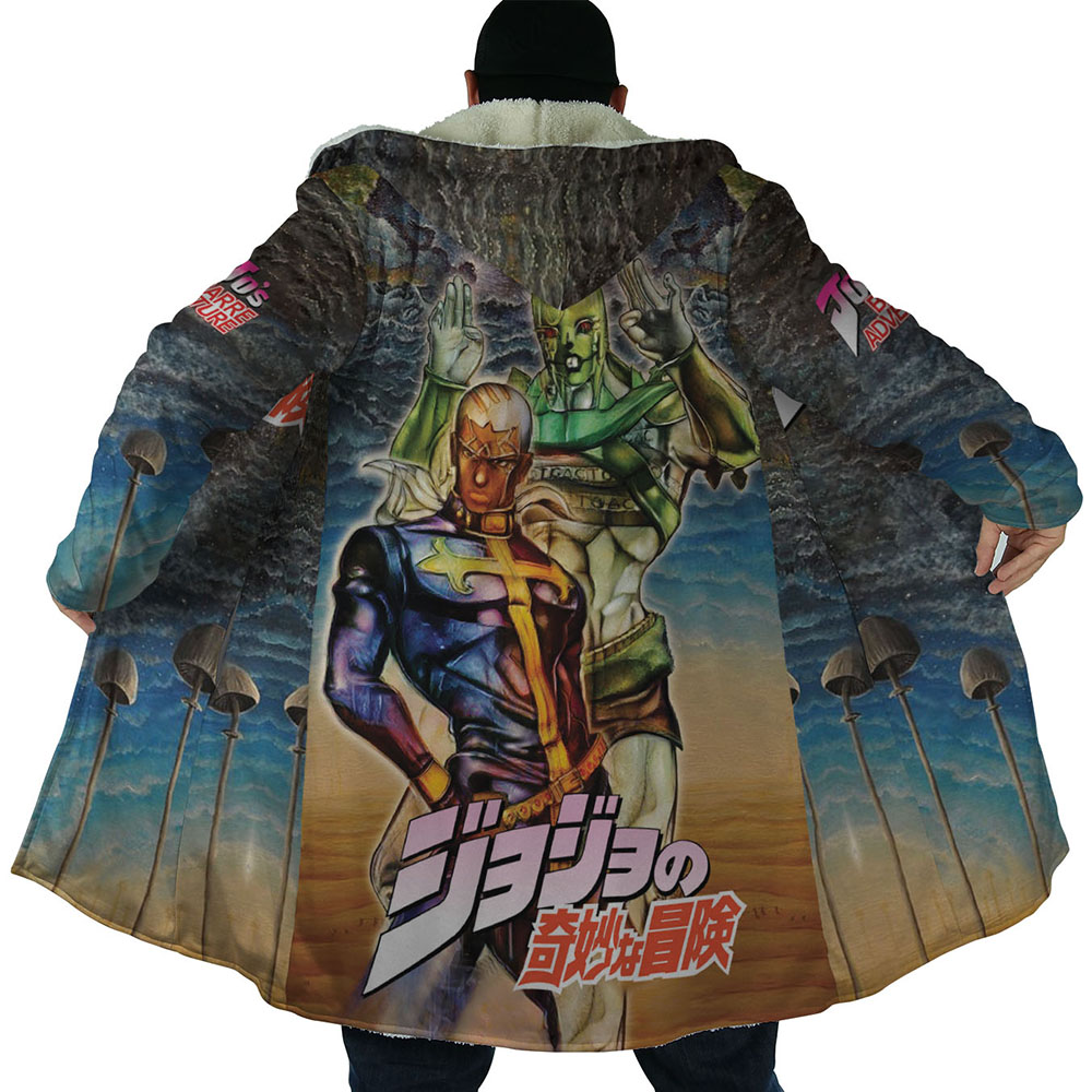 Trippy Enrico Pucci C-Moon Jojo’s Bizarre Adventure Dream Cloak Coat - Image 6
