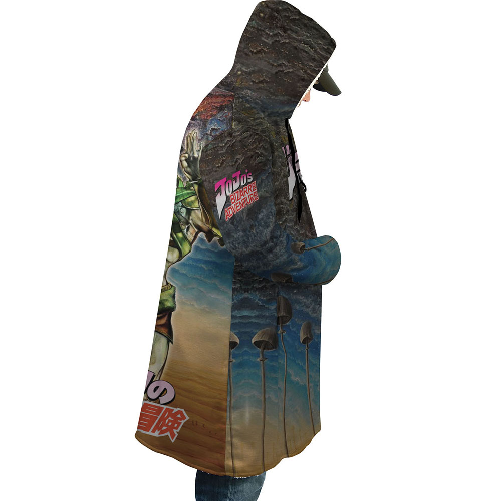 Trippy Enrico Pucci C-Moon Jojo’s Bizarre Adventure Dream Cloak Coat - Image 3