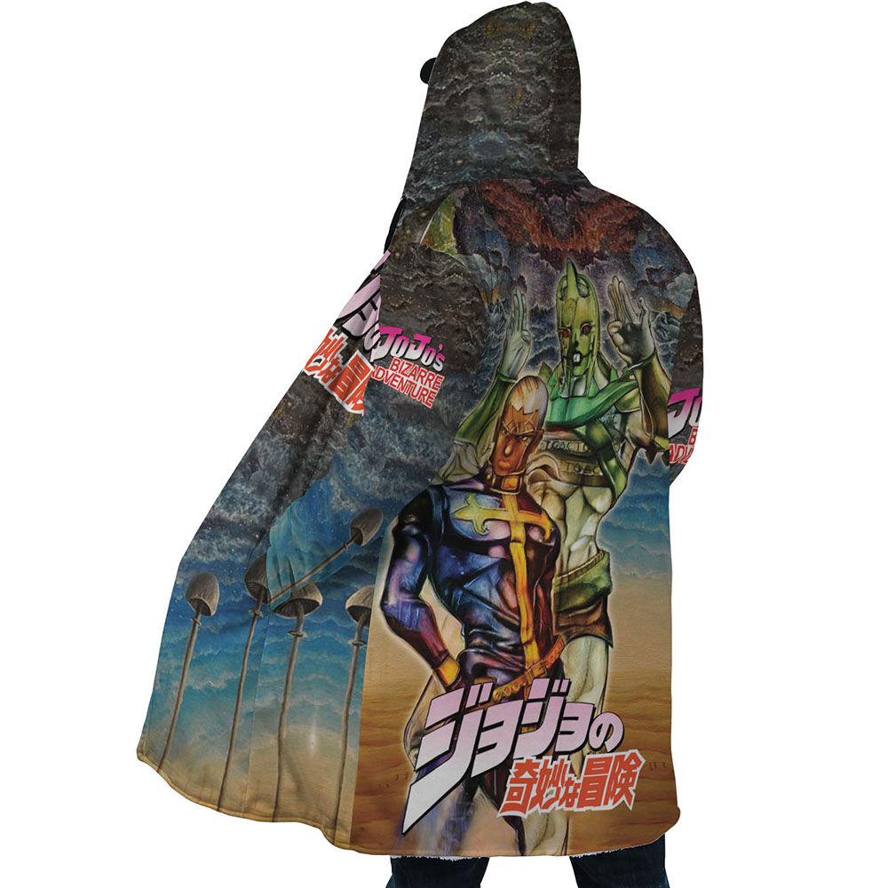 Trippy Enrico Pucci C-Moon Jojo’s Bizarre Adventure Dream Cloak Coat - Image 5