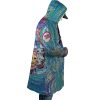 Trippy Golden Wind Squad JBA AOP Hooded Cloak Coat RIGHT Mockup - JoJo's Bizarre Adventure UK Shop