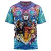 Trippy Golden Wind Squad Jojos Bizarre Adventure T Shirt 3D FRONT Mockup - JoJo's Bizarre Adventure UK Shop