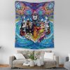 Trippy Golden Wind Squad Jojos Bizarre Adventure Tapestry Vertical Couch Mockup - JoJo's Bizarre Adventure UK Shop