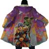 Trippy Gyro Zeppeli Ball Breaker JBA AOP Hooded Cloak Coat NO HOOD Mockup - JoJo's Bizarre Adventure UK Shop