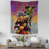 Trippy Gyro Zeppeli Ball Breaker JBA Tapestry Vertical Couch Mockup - JoJo's Bizarre Adventure UK Shop