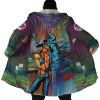 Trippy Jolyne Cujoh Stone Ocean JBA AOP Hooded Cloak Coat NO HOOD Mockup - JoJo's Bizarre Adventure UK Shop
