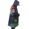 Trippy Jolyne Cujoh Stone Ocean JBA AOP Hooded Cloak Coat RIGHT Mockup - JoJo's Bizarre Adventure UK Shop