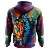 Trippy Jolyne Cujoh Stone Ocean Jojos Bizarre Adventure AOP Hoodie 3D BACK Mockup - JoJo's Bizarre Adventure UK Shop