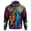 Trippy Jolyne Cujoh Stone Ocean Jojos Bizarre Adventure AOP Hoodie 3D FRONT Mockup - JoJo's Bizarre Adventure UK Shop