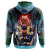Trippy Josuke Shining Diamond Bizarre Adventure AOP Hoodie 3D BACK Mockup - JoJo's Bizarre Adventure UK Shop