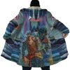 Trippy Jotaro Kujo Star Platinum JBA AOP Hooded Cloak Coat NO HOOD Mockup - JoJo's Bizarre Adventure UK Shop