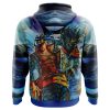 Trippy Jotaro Kujo Star Platinum Jojos Bizarre Adventure AOP Hoodie 3D BACK Mockup - JoJo's Bizarre Adventure UK Shop