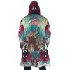 Trippy Kakyoin Hierophant Green JBA AOP Hooded Cloak Coat BACK Mockup - JoJo's Bizarre Adventure UK Shop