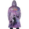 Trippy Lucid Stardust Crusaders JBA AOP Hooded Cloak Coat BACK Mockup - JoJo's Bizarre Adventure UK Shop
