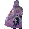 Trippy Lucid Stardust Crusaders JBA AOP Hooded Cloak Coat SIDE Mockup - JoJo's Bizarre Adventure UK Shop
