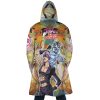 Trippy Melone Babyhead JBA AOP Hooded Cloak Coat BACK Mockup - JoJo's Bizarre Adventure UK Shop