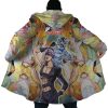 Trippy Melone Babyhead JBA AOP Hooded Cloak Coat NO HOOD Mockup - JoJo's Bizarre Adventure UK Shop