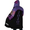 Yare Yare Daze JBA AOP Hooded Cloak Coat SIDE Mockup - JoJo's Bizarre Adventure UK Shop