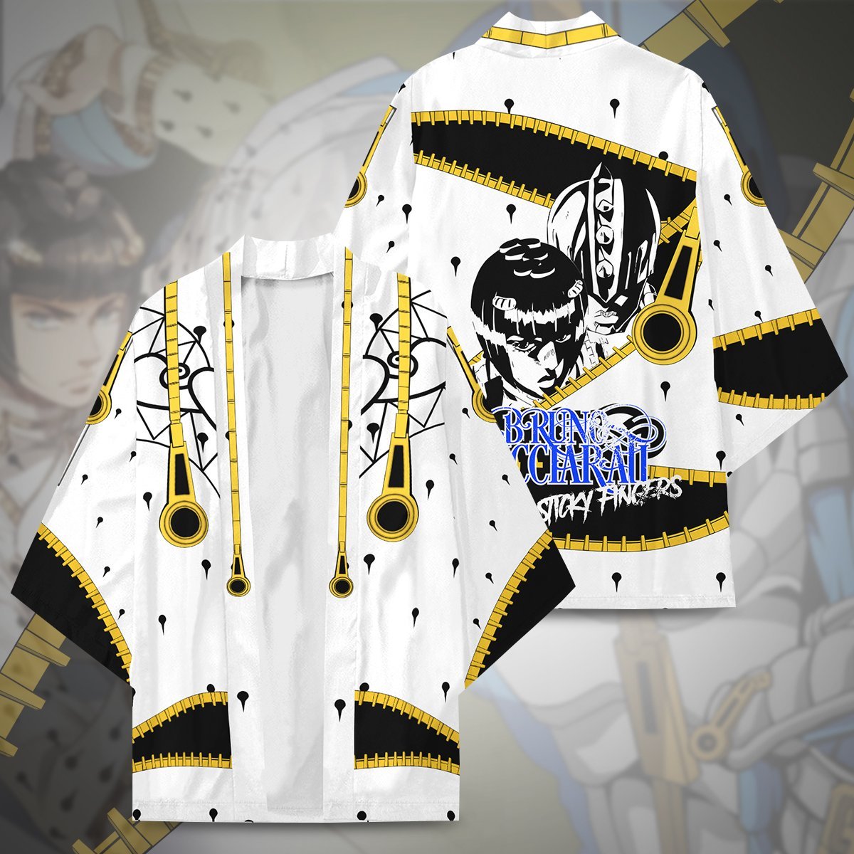 JJBA Bruno Sticky Finger Kimono - Image 2