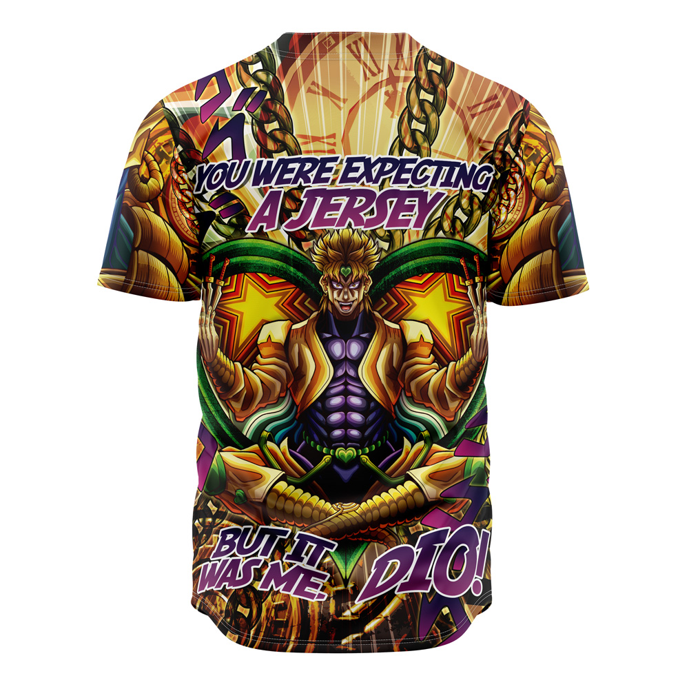 Trippy Medidating Dio It Was Me JoJo’s Bizarre Adventure Baseball Jersey Without Piping - Image 3