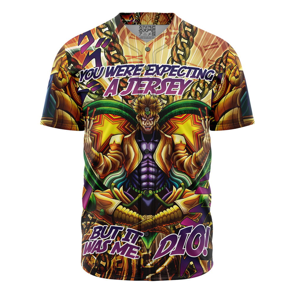 Trippy Medidating Dio It Was Me JoJo’s Bizarre Adventure Baseball Jersey Without Piping