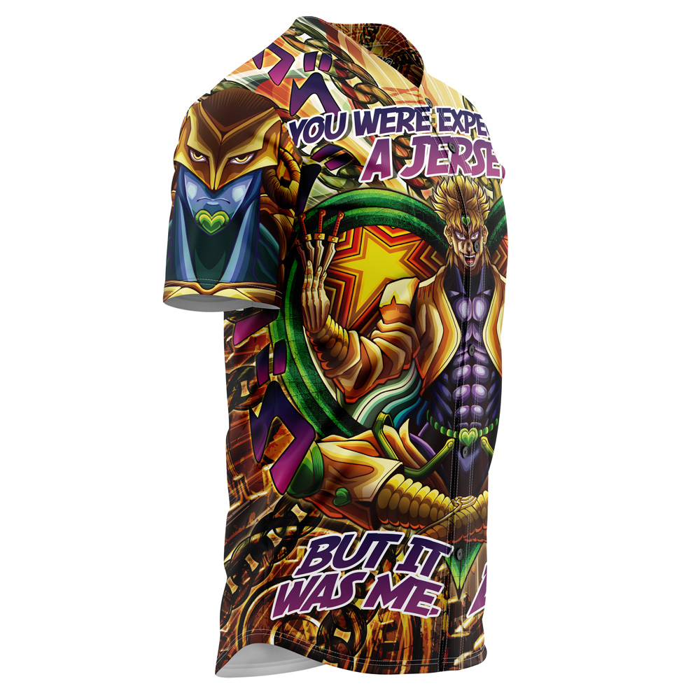 Trippy Medidating Dio It Was Me JoJo’s Bizarre Adventure Baseball Jersey Without Piping - Image 2