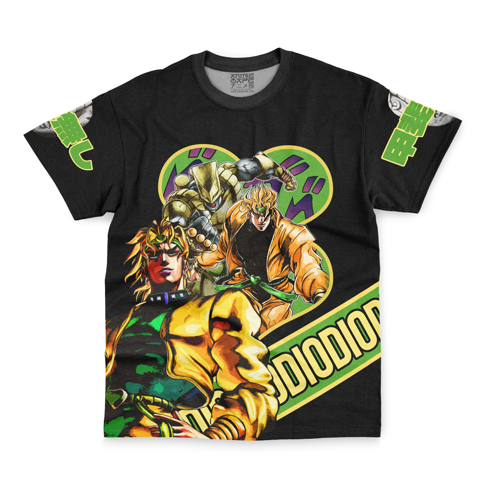 Dio Brando Jojo’s Bizarre Adventure Streetwear T-Shirt - Image 2