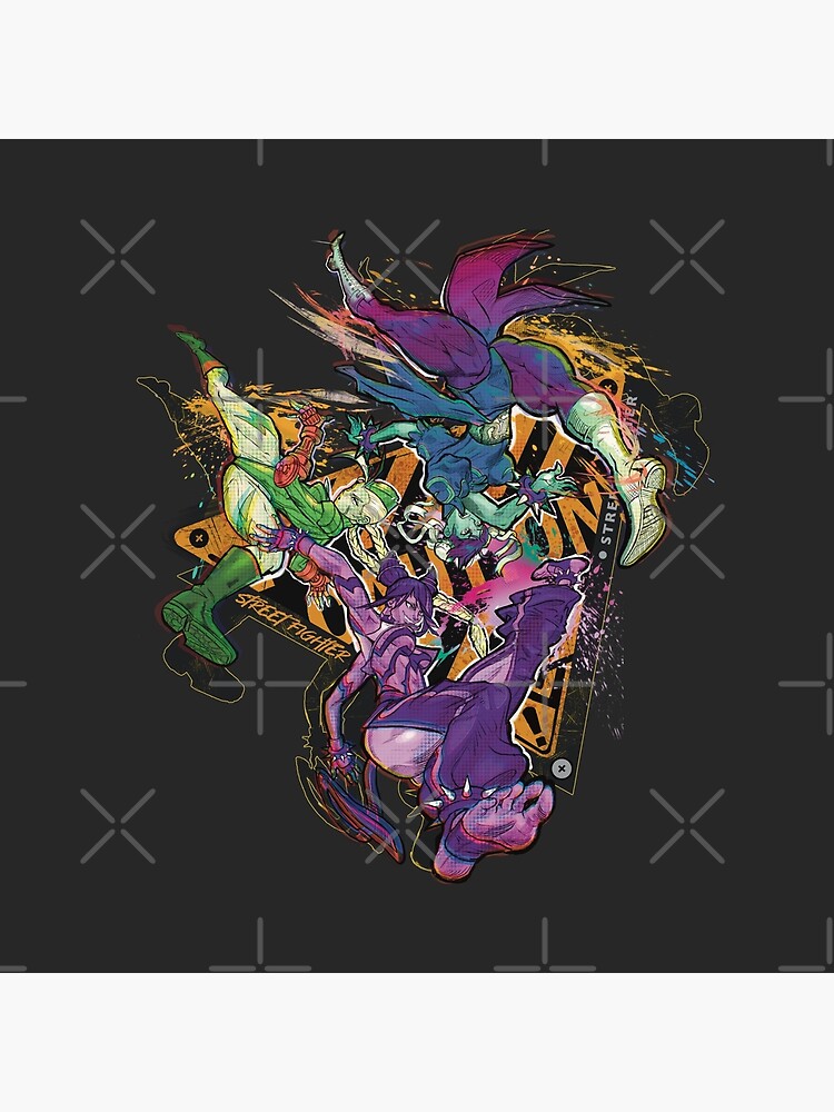 Cammy Juri Chun Li Femme Fatale Throw Pillow - Image 2