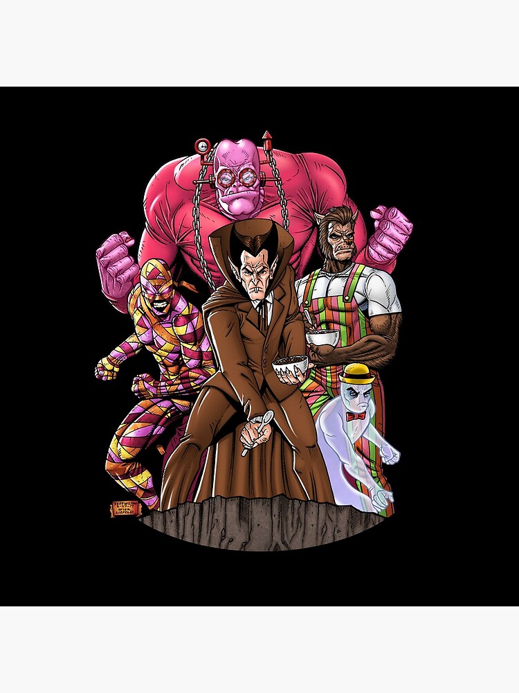 Cereal Heroes Throw Pillow - Image 2