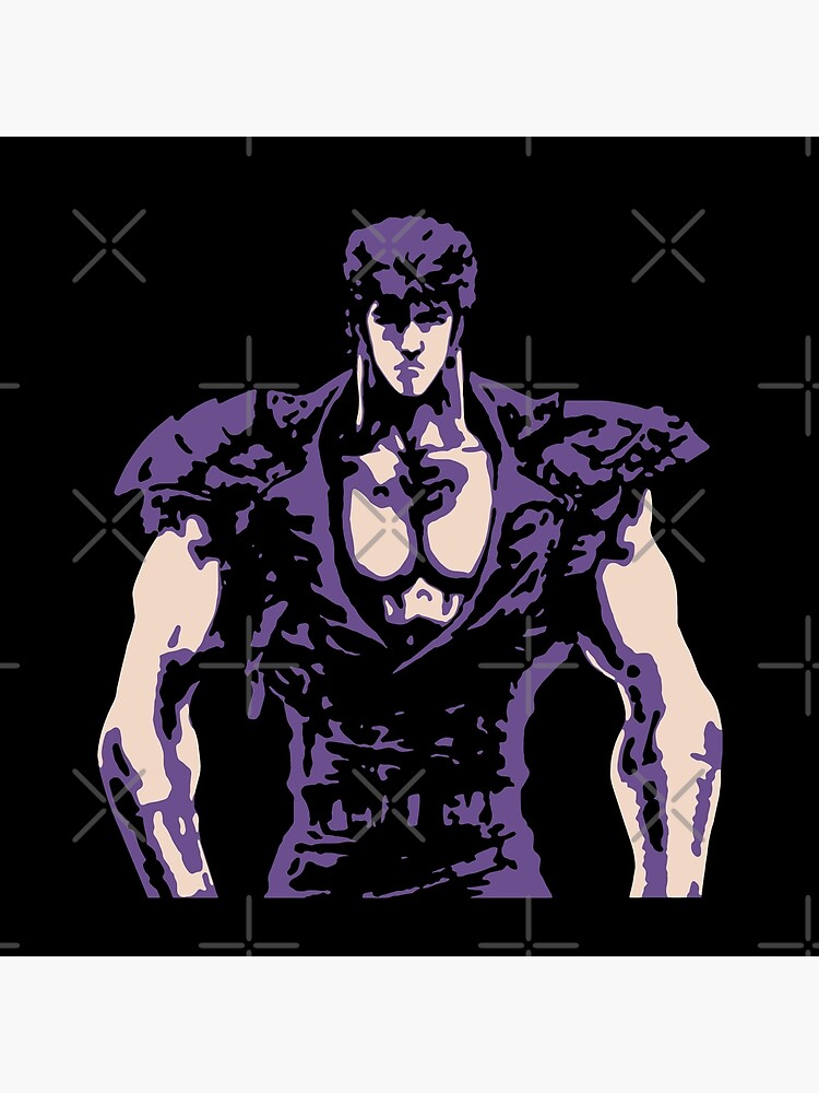 Fist Of The North Star Retro Vintage Throw Pillow - Image 2