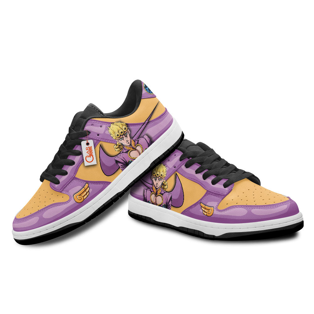 Giorno Giovanna JJBA Low Top J1 Sneakers - Image 2