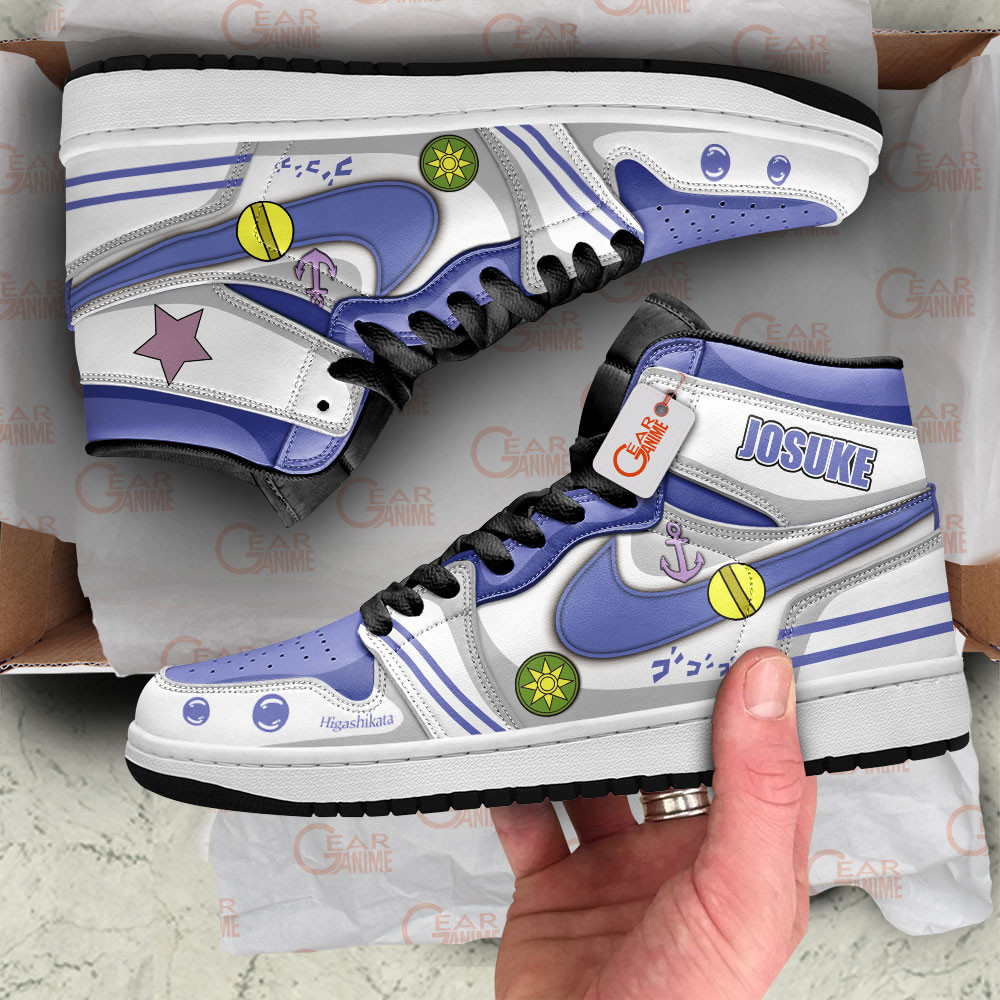 Best Selling Josuke Higashikata JJBA High Top J1 Sneakers - Image 2