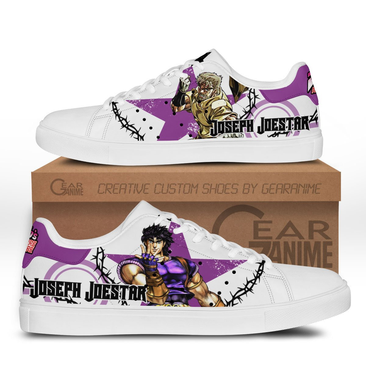 Joseph Joestar JJBA Skate Shoes