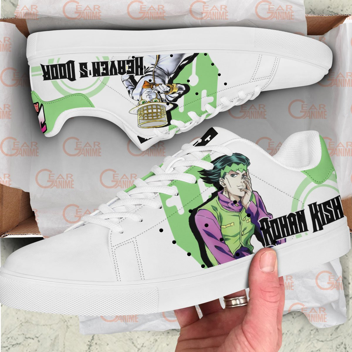 Rohan Kishibe JJBA Skate Shoes - Image 2