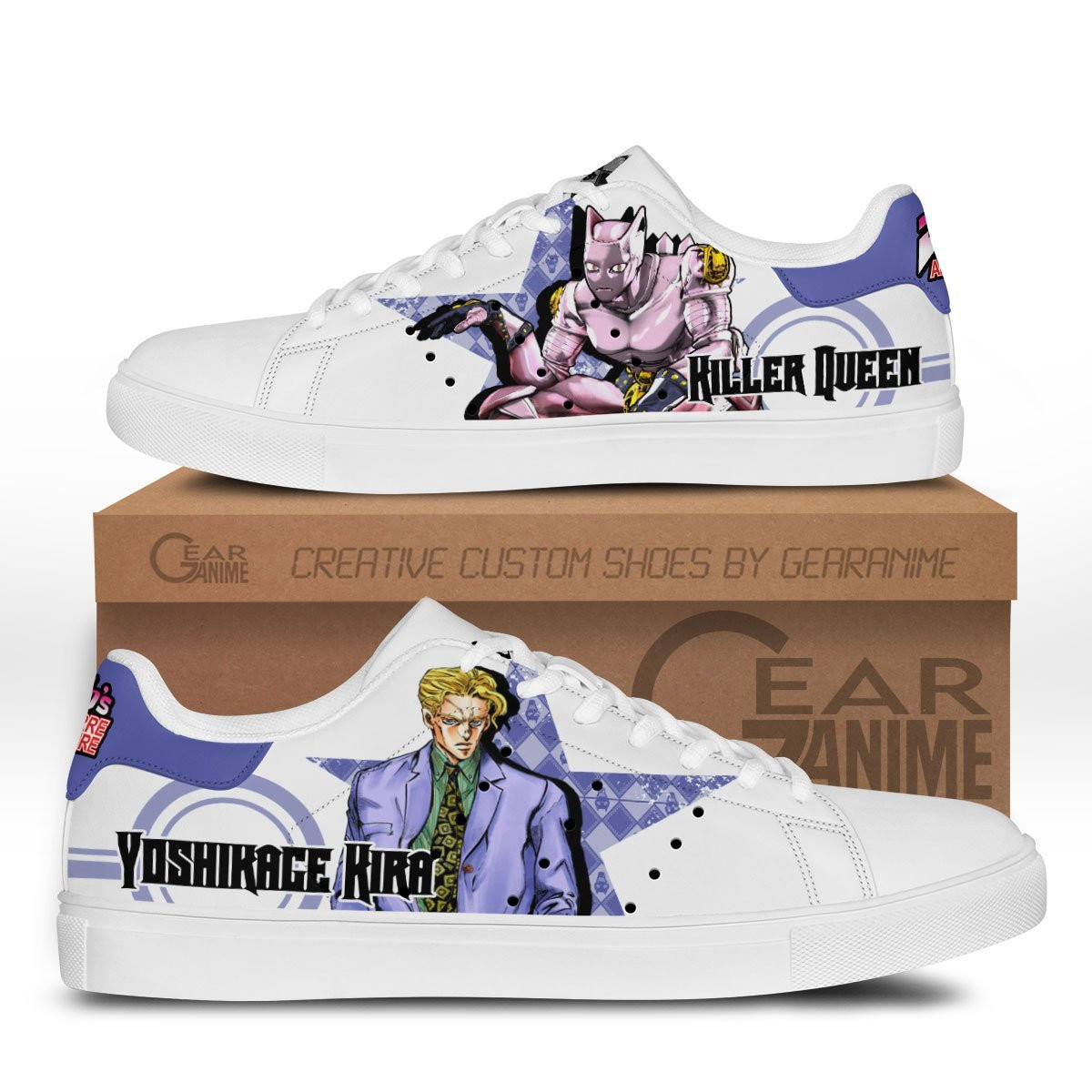 Yoshikage Kira JJBA Skate Shoes