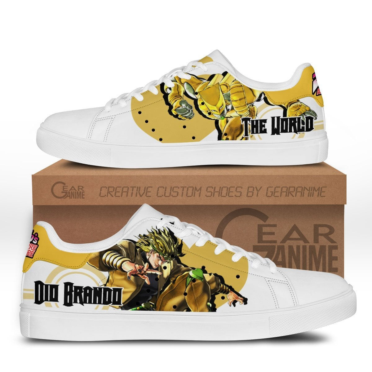 Dio Brando JJBA Skate Shoes