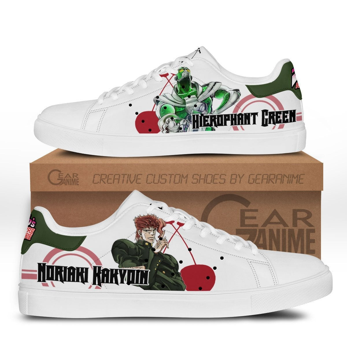 Noriaki Kakyoin JJBA Skate Shoes