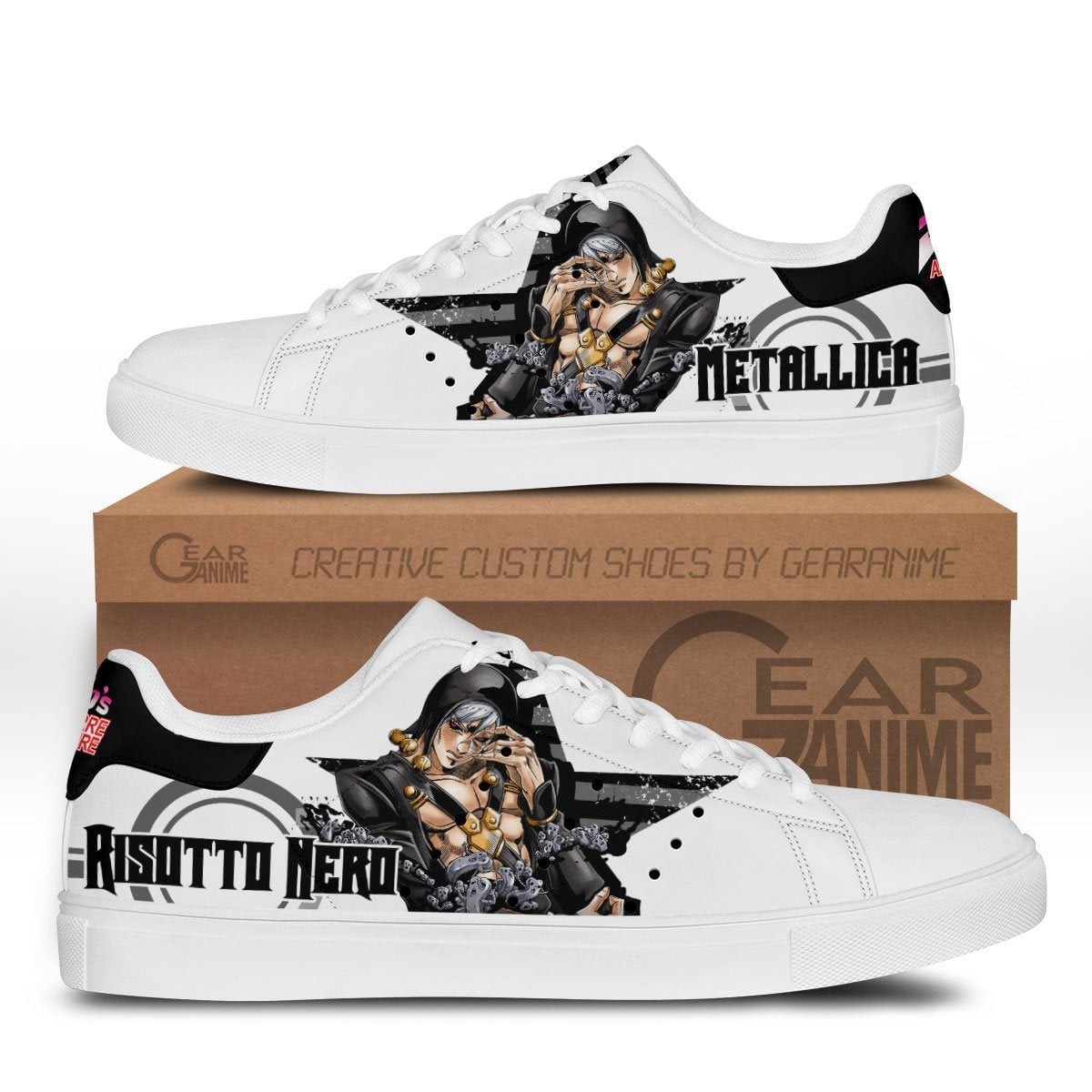 Risotto Nero JJBA Skate Shoes