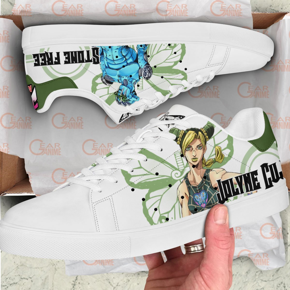 Jolyne Kujoh JJBA Skate Shoes - Image 2