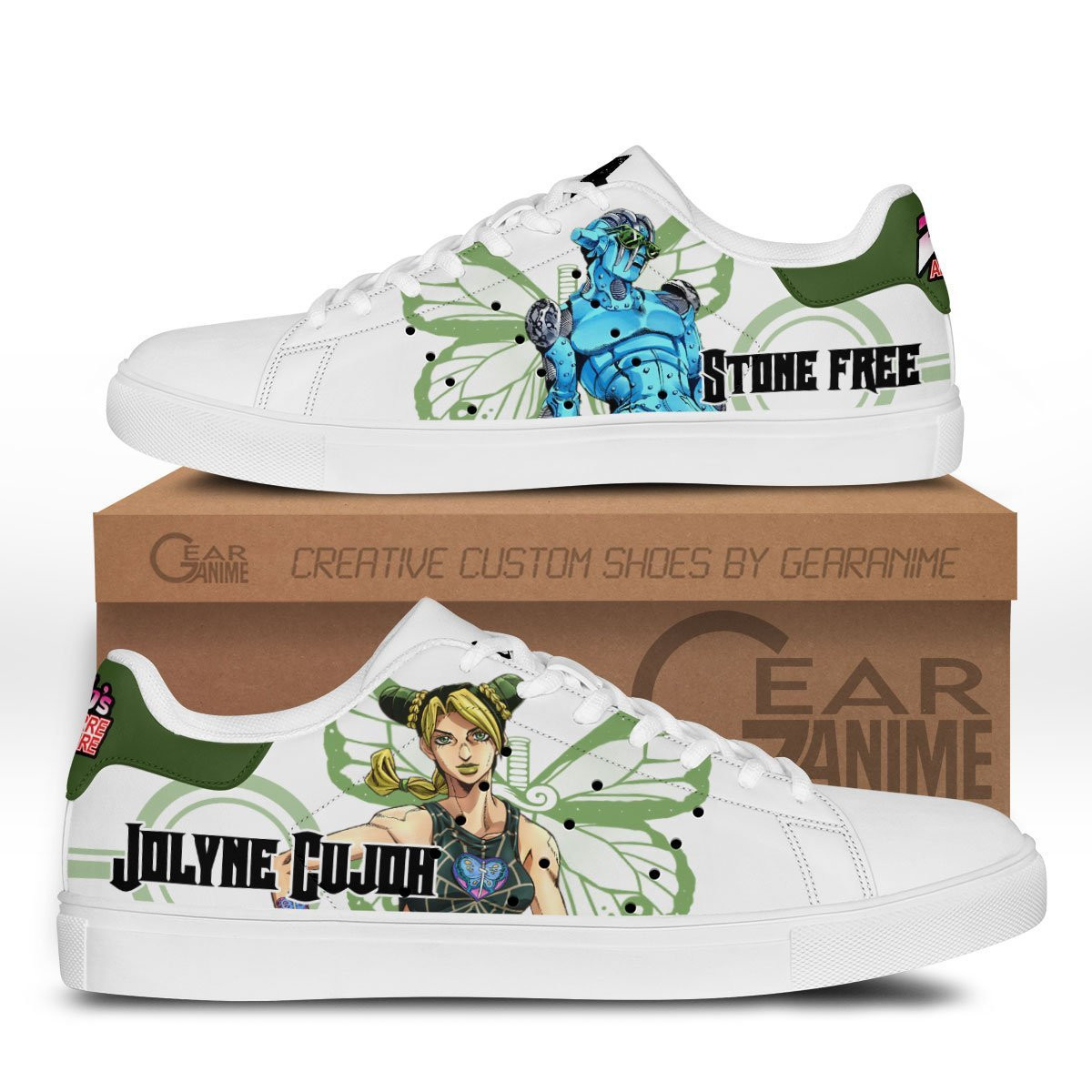 Jolyne Kujoh JJBA Skate Shoes